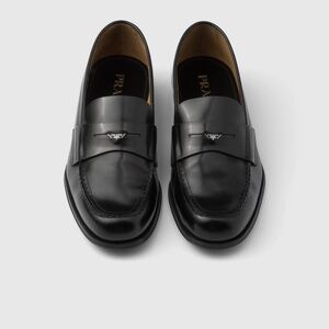 Prada Men’s Brushed Leather Loafers